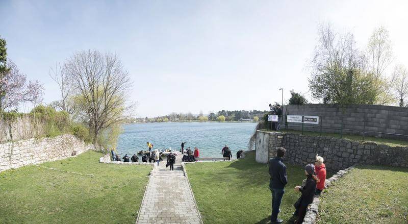 Tauchsport Vienna Ausblick auf den See
