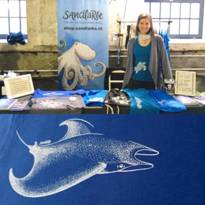 T-Shirts verkauf bei Fest